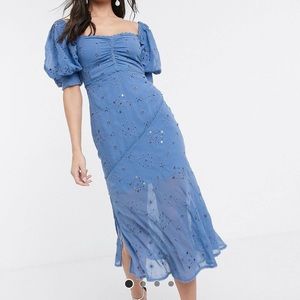 NWT Off Shoulder Beaded Dress